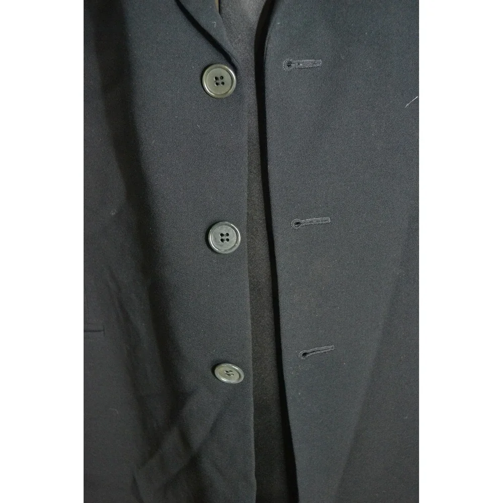 Giorgio Armani Blazer Mens Size 50 Black Wool Luxury borgo‎ 21 Sport Coat Italy